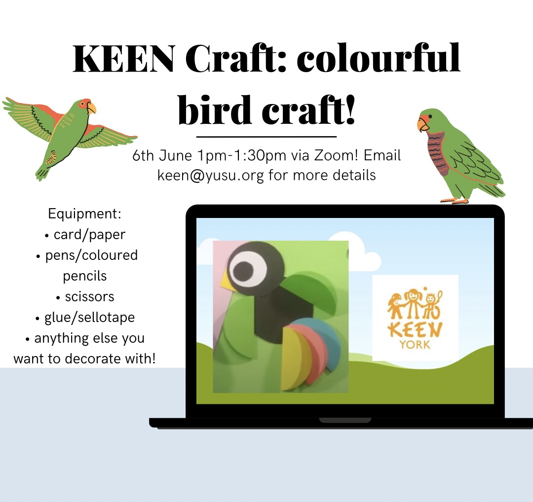 KEENYork's tweet photo. This Sunday’s KEEN Craft! We can’t wait to see you there💛 https://t.co/7ZIW1l4I5C