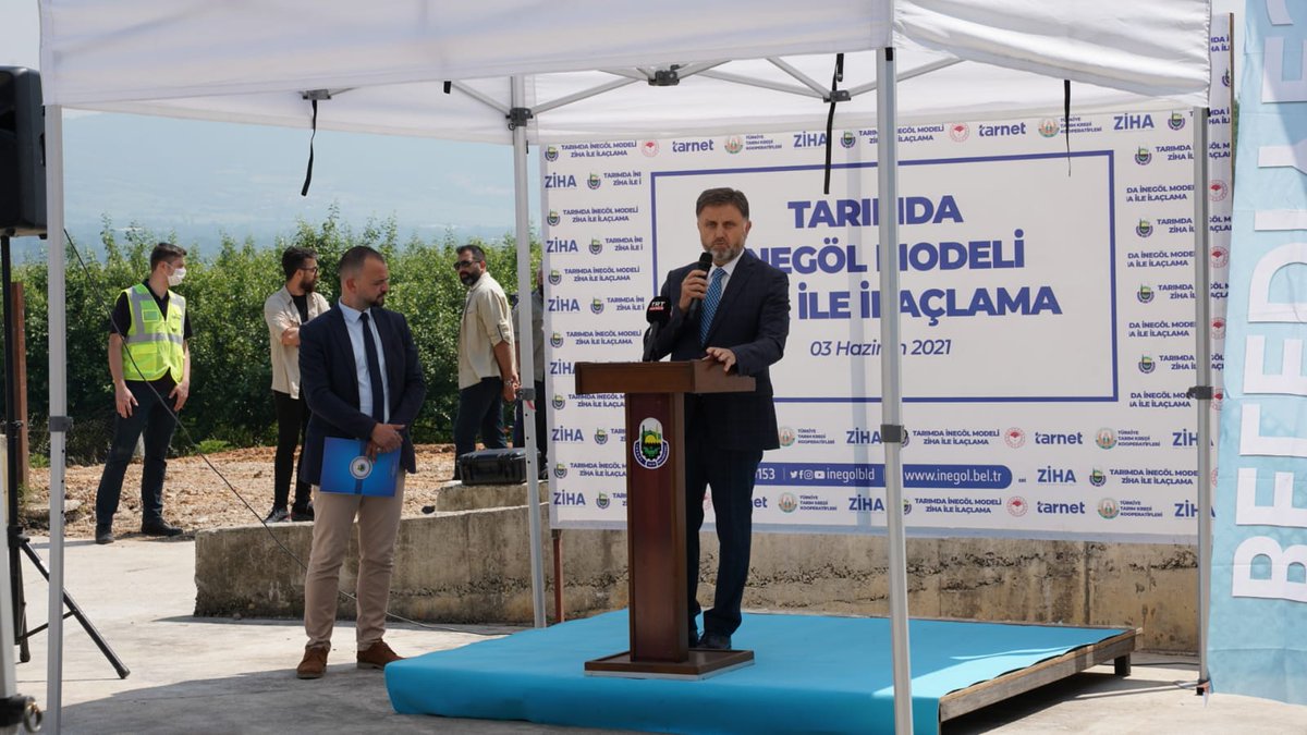 TARNET'in meyve bahçelerine yönelik ZİHA AR-GE çalışması, İnegöl Belediyesi'nin ev sahipliğinde, Yönetim Kurulu Başkanımız Köksal Kacır, Genel Müdürümüz Dr. Fahrettin Poyraz, İnegöl Belediye Başkanı Alper Taban ve TARNET Genel Müdürü Huzeyfe Yılmaz'ın katılımıyla gerçekleşti.