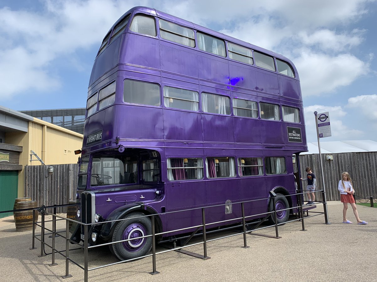 TheGingerDrWho's tweet photo. #WBTourLondon #HarryPotter #TheKnightBus “It’s gonna be a bumpy ride!” https://t.co/M9KUBYapTY