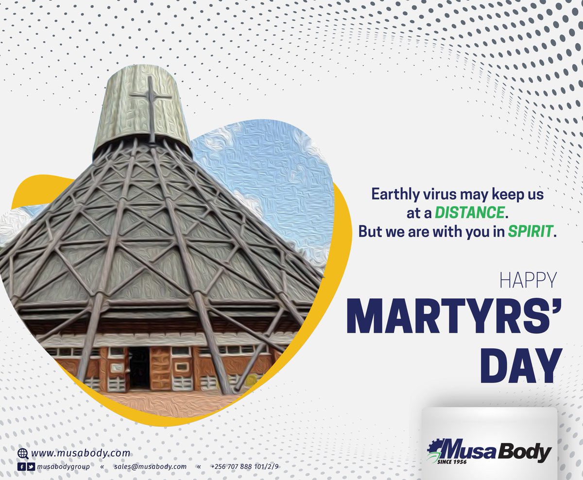 musabodygroup's tweet photo. To all our esteemed customers, partners, well-wishers, and believers in the almighty God, we wish you all a HAPPY MARTYRS' DAY. https://t.co/0k7kC79Ohh