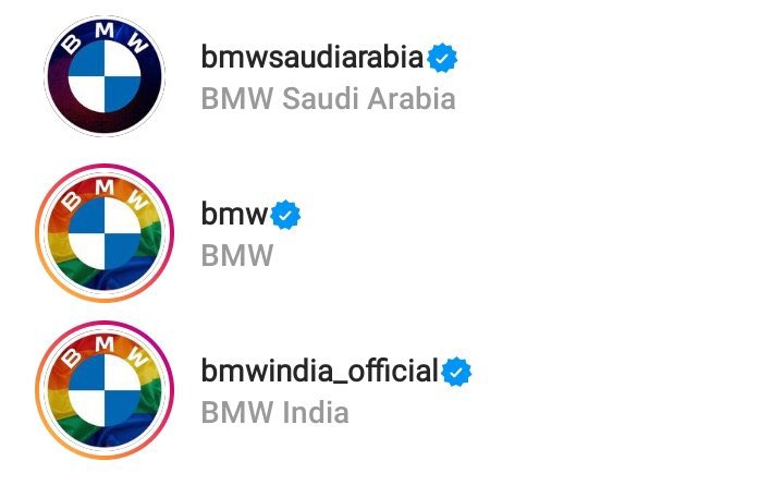 Being_Humor's tweet photo. Hey @BMW why this partiality? 🤷🏻‍♂️🌈 https://t.co/PlCWNk1Uh6