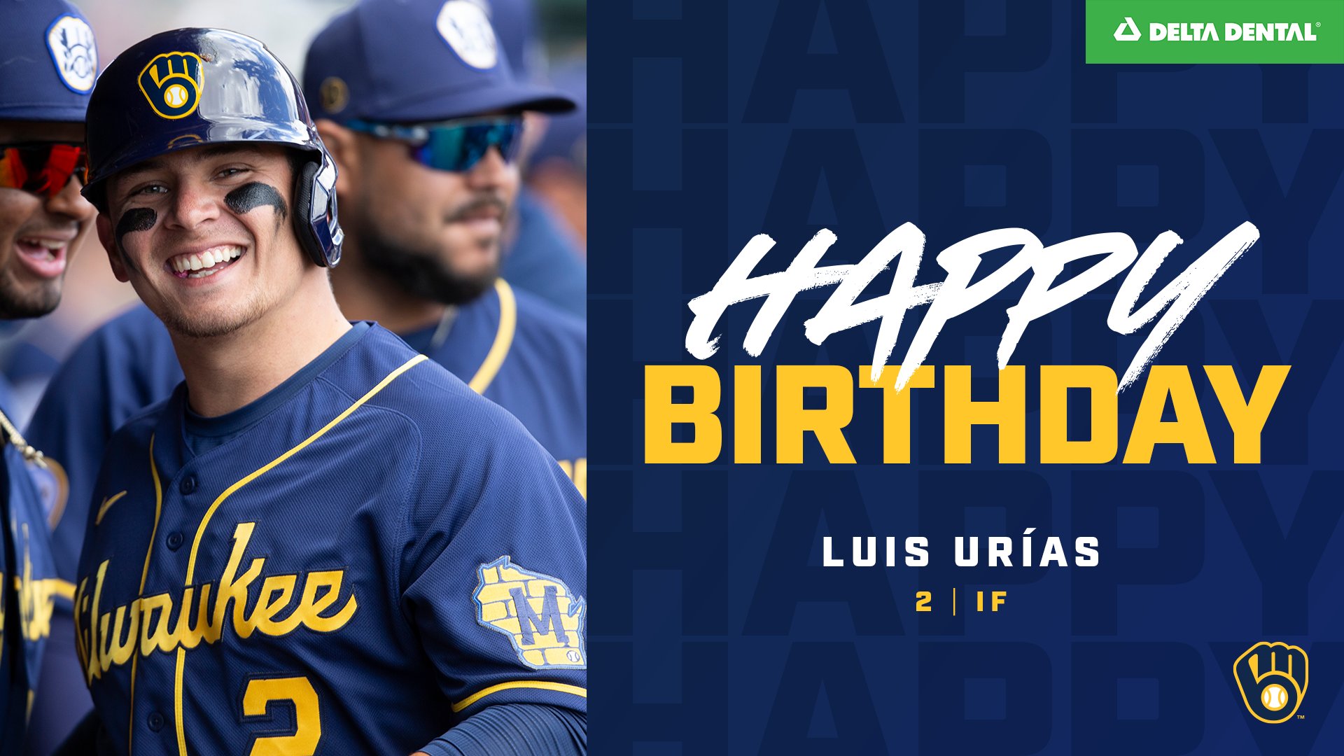 Milwaukee Brewers on X: Happy birthday, Luis Urías! Show El Wicho some  love. #DeltaDentalBirthdays  / X