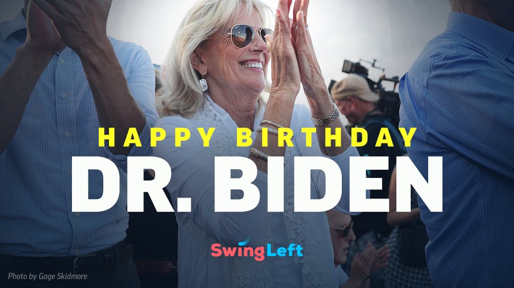 Happy 70th birthday to our Dr. Jill Biden! 