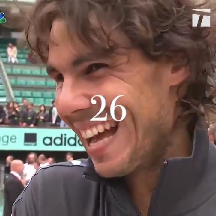 Happy birthday, Rafael Nadal Parreira, the greatest tennis player ever.