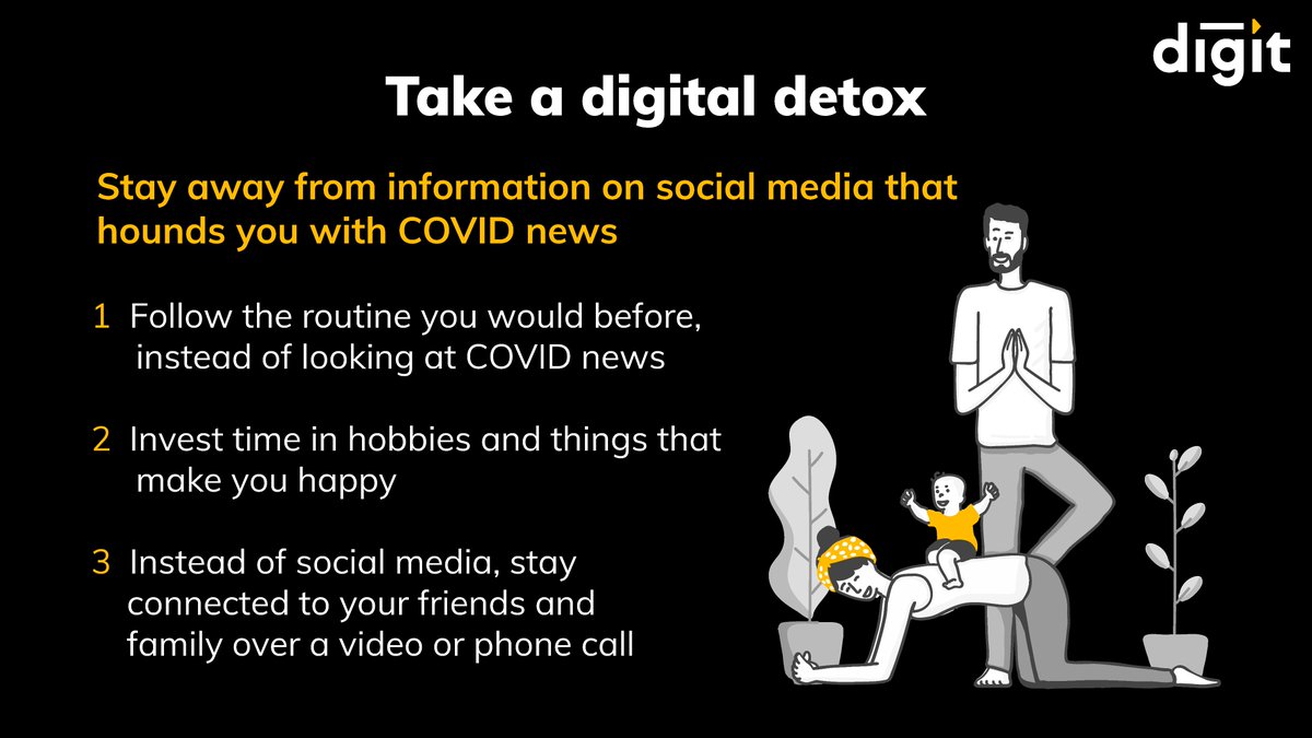heydigit's tweet image. #Mentalhealth is critical in these times. So, we had Ms. Deepanwita Roy, a mental health expert, to talk about staying positive. Here’s part one of a quick recap of the same. You can watch the video here: youtu.be/7JcYV_leCDo
#GoDigit #DigitSimplifies #COVID19