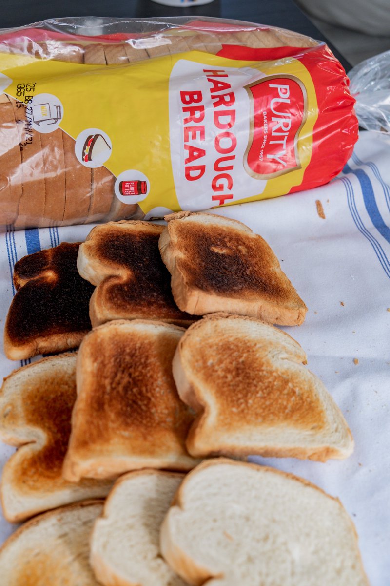 PurityBakeryJam's tweet image. Purity White Hardough Bread is nice, soft and tastes good, too! But it makes a mean toast and there's nothing soft about that. Have you tried it yet?
.
.
.
#PurityBread #WhiteHardoughBread