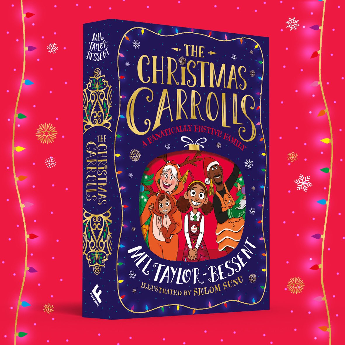 I think I’m going to retire now because I’m never going to design a cover (or a SPINE) as good as this! MERRY FLIPPIN’ CHRISTMAS 🎄🎅🏼