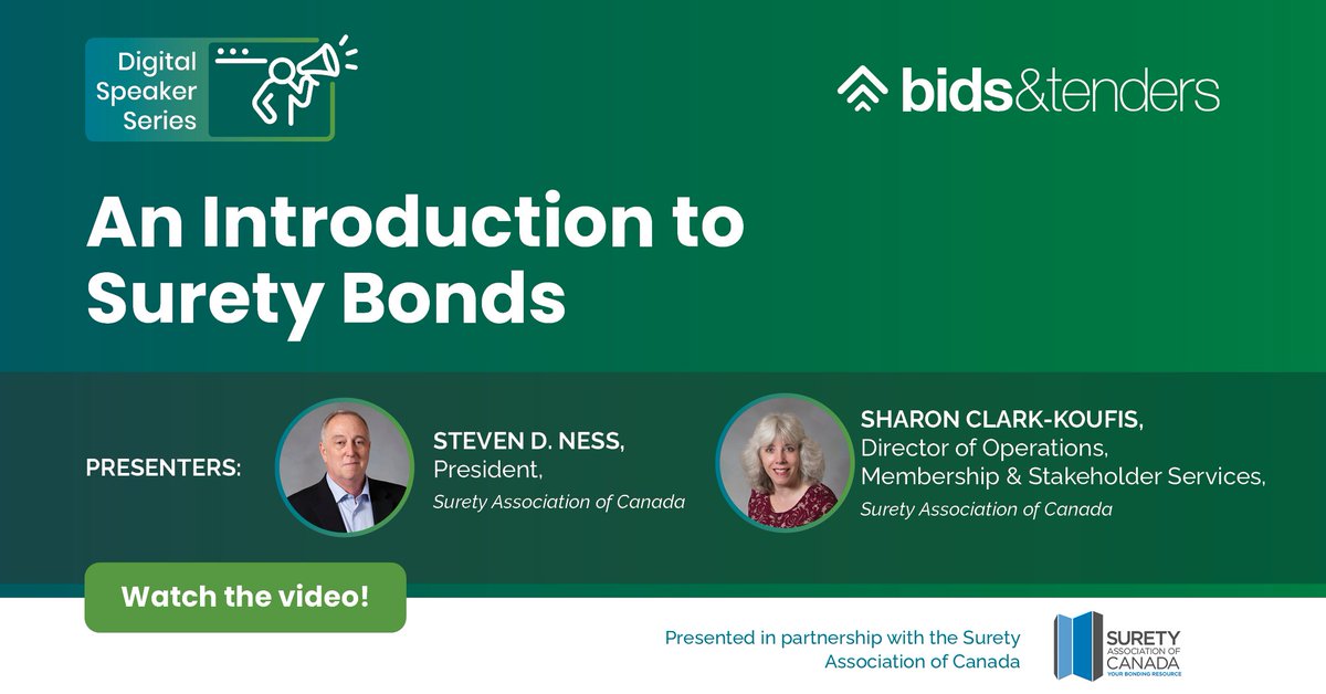 bidsandtenders_'s tweet photo. Surety bonds help protect against construction risk – learn more in this webinar presented in partnership with @SuretyCanada https://t.co/OYutotptGO #procurement #eprocurement #digitalprocurement #webinar #ebond #suretybond https://t.co/kPEvYPkoow