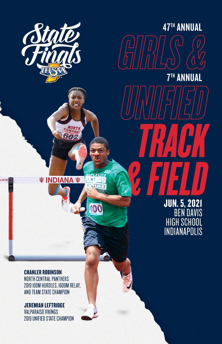 IHSAA (@ihsaa1) on Twitter photo The #IHSAA Unified Track & Field State Finals are set for Saturday at <a href="/GiantAthletics/">Ben Davis Giants</a> in Indianapolis! Reminder to purchase your $10 digital tickets in advance! Heat sheets, webstream information below!
🏆⏱️🎽 <a href="/UnifiedCoaches/">Unified Coaches Association of Indiana</a> <a href="/ChampsTogether/">Champions Together</a> <a href="/SOIndiana/">Special Olympics Indiana</a>
👀ihsaa.org/Sports/Coed/Un… The #IHSAA Unified Track & Field State Finals are set for Saturday at <a href="/GiantAthletics/">Ben Davis Giants</a> in Indianapolis! Reminder to purchase your $10 digital tickets in advance! Heat sheets, webstream information below!
🏆⏱️🎽 <a href="/UnifiedCoaches/">Unified Coaches Association of Indiana</a> <a href="/ChampsTogether/">Champions Together</a> <a href="/SOIndiana/">Special Olympics Indiana</a>
👀ihsaa.org/Sports/Coed/Un…