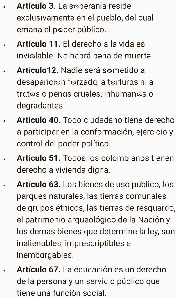 jovisna47's tweet photo. Un recorderis de la Constitución Política de Colombia, para este desgobierno de  narco dictadura asesino @IvanDuque https://t.co/REBHnHxf8a