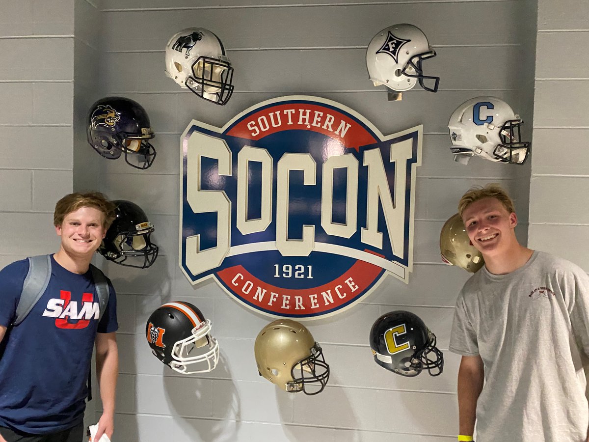 centurions_fb's tweet photo. CAL Football Alum's @connormasters8 and @GerenGage getting ready for their first season at @SamfordFootball! https://t.co/XlC3dnLVdX