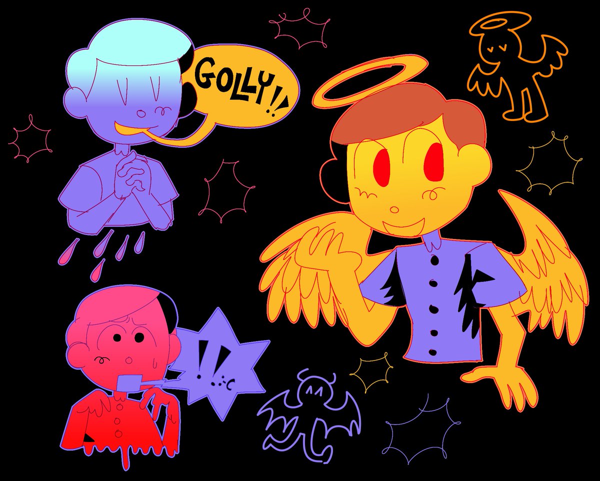 sillysymbol's tweet image. #VisibleNonbinary hiii im aster (he/it) and !!! I like to draw