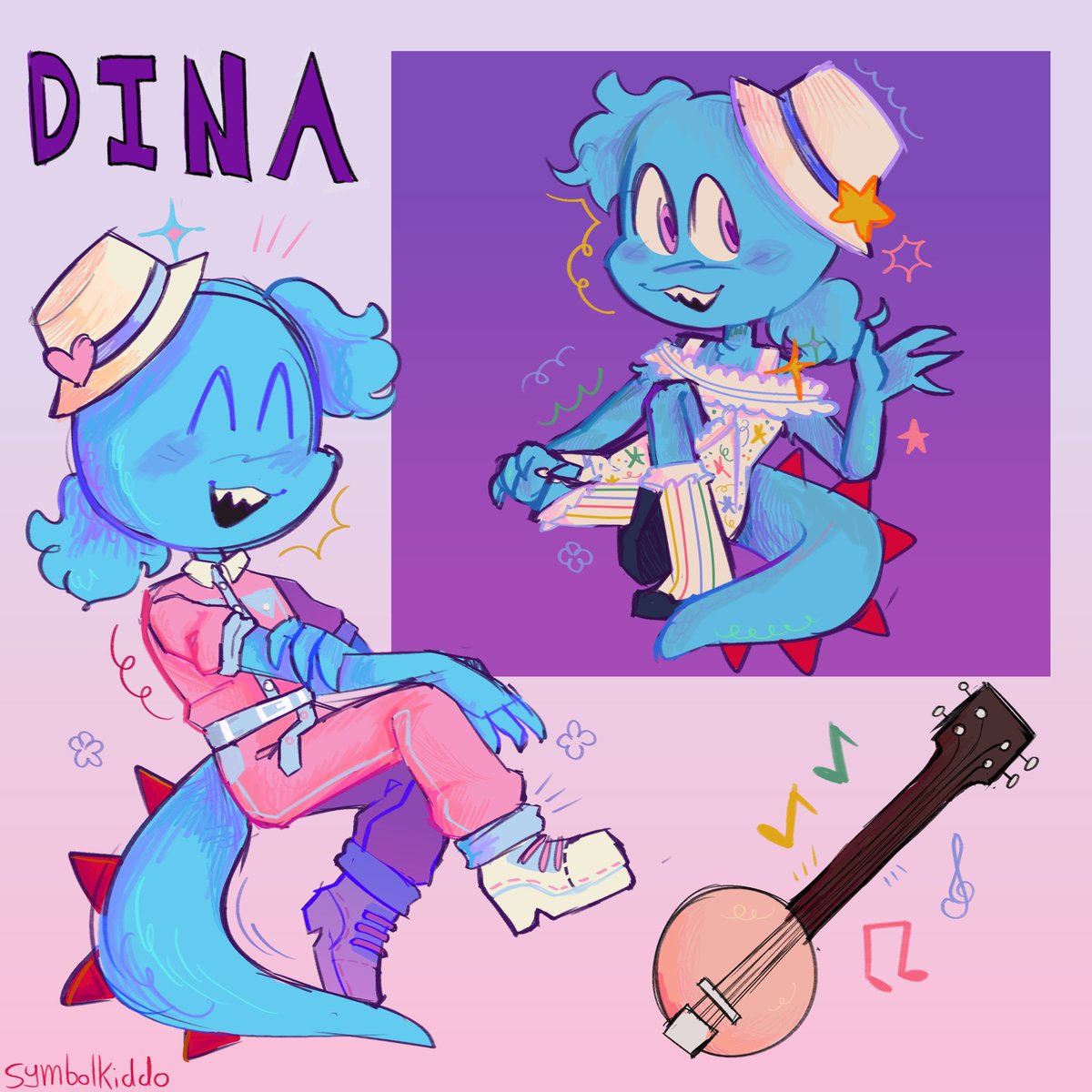 sillysymbol's tweet image. #VisibleNonbinary hiii im aster (he/it) and !!! I like to draw