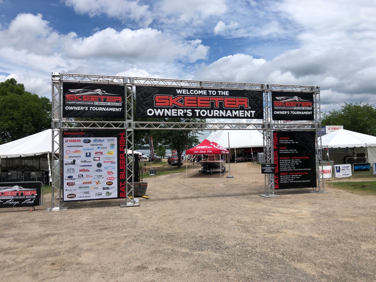 SkeeterTeam's tweet photo. **WELCOME TO THE 2021 SKEETER OWNER'S TOURNAMENT**
On Site Registration Starts Today at 12pm till 6pm!
Come see us! We are looking forward to seeing you this year!
#skeeterownerstournament2021 #lakeforkmarina #skeeterboats #registrationtime https://t.co/85gMCcmLBe