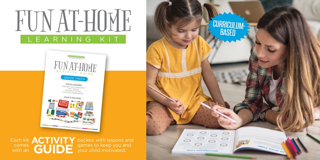 Review grade 1 math with your child this summer with a fun and hands-on kit that they will enjoy! Keeping curriculum and learning recovery in mind, all items have been carefully selected. Shop now>>>  wintergreen.ca/fun-at-home-le…