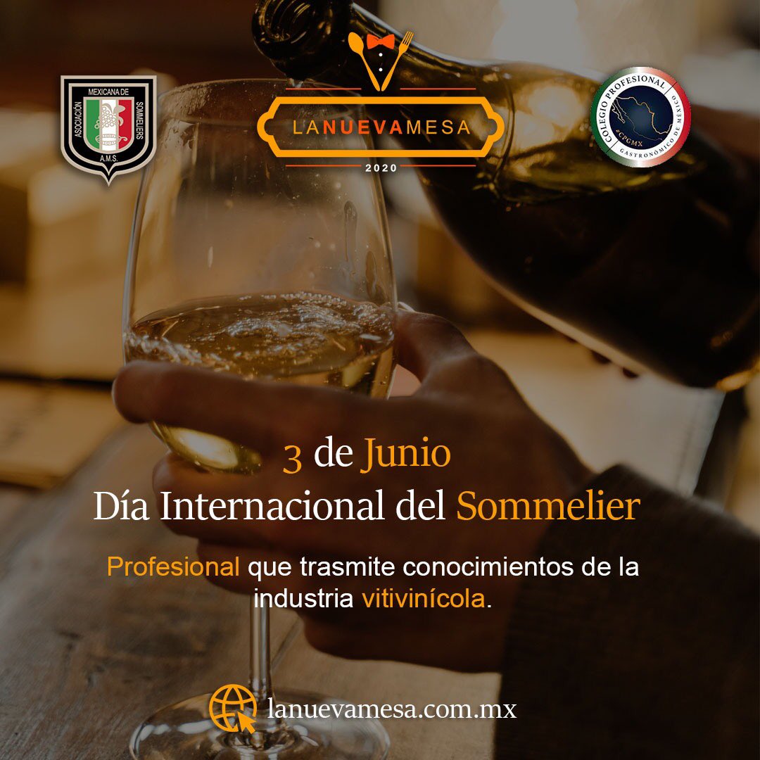Hoy queremos felicitar a nuestros amigos Sommeliers, en especial a Victor Absalon Jaime Gironès <a href="/Fernando/">Fernando Gutierrez</a> Ruiz De Chávez que aman su profesión y comparten de sus conocimientos y experiencia con nuestros alumnos y futuros expertos en vino. 
#sommelier #diainternacionaldelsommelier