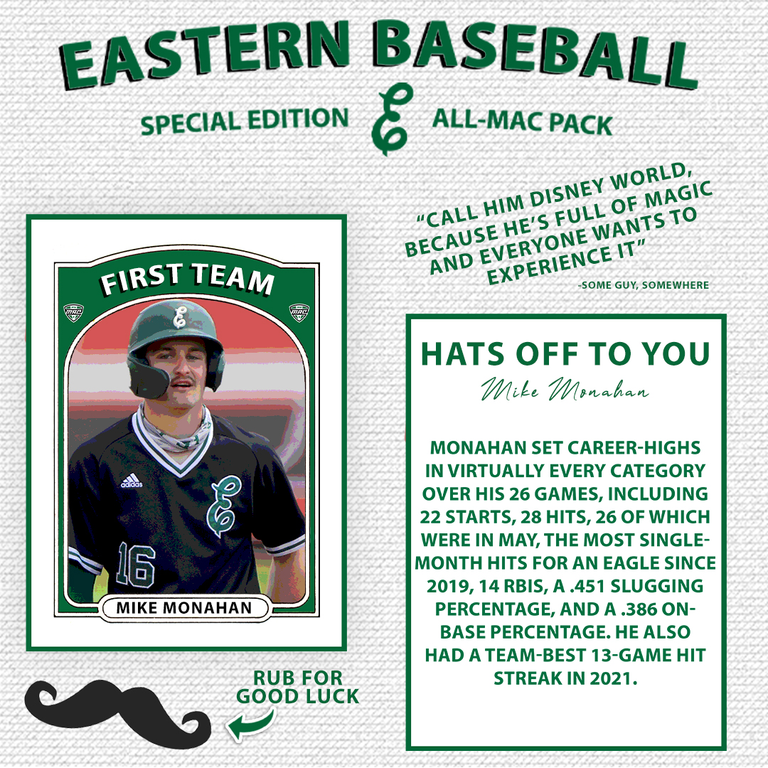 EMU_Baseball's tweet photo. 👀𝙎𝙥𝙚𝙘𝙞𝙖𝙡 𝙀𝙙𝙞𝙩𝙞𝙤𝙣 𝘼𝙡𝙡-𝙈𝘼𝘾 𝙋𝙖𝙘𝙠 👀

@Mikey_Monahan ⚾️👊

#EMUEagles | #EMUBats https://t.co/AdtFCNAUyA