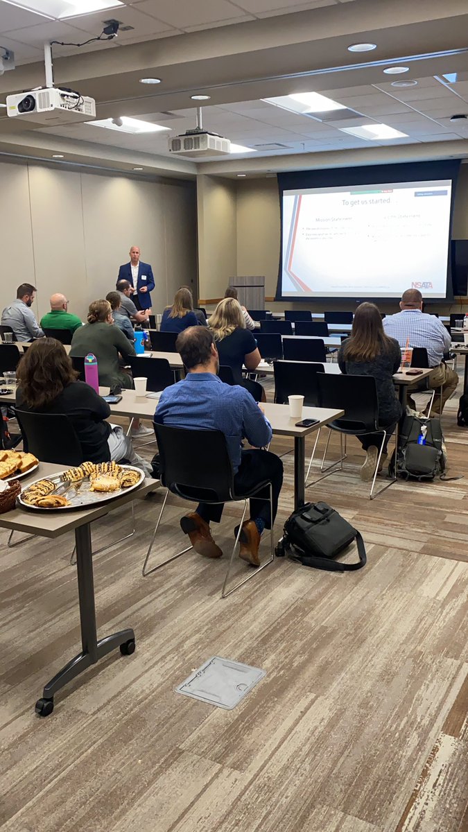 NSATAPresident's tweet photo. @NSATA 1st ever committee day in session to kick off our summer education conference. Great to have our leaders gathering in person and virtually. @NATA1950 @MAATAD5 https://t.co/N41AxWtIsR