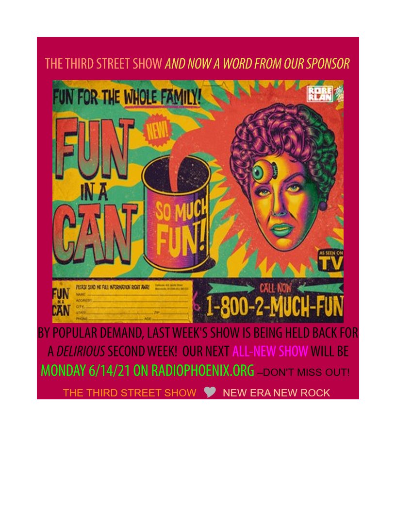 This Monday is a repeat, so all of our artists including <a href="/JewelerTheBand/">Jeweler</a> <a href="/eggofthecentury/">Century Egg</a> <a href="/TheLongwalls/">The Longwalls</a> <a href="/YesFactoryMusic/">YesFactoryOfficial</a> <a href="/thearmed/">The Armed</a> <a href="/AtomicBronco/">Atomic Bronco</a> <a href="/SpudCannonBand/">SPUD CANNON</a> @mannequinpussy <a href="/cartalkmusic/">Cartalk</a> get another spin...