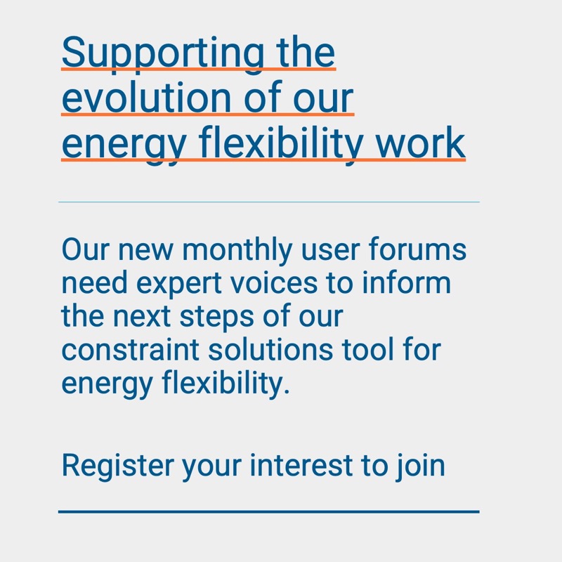 energynetworks's tweet photo. Want to help shape the direction of our #OpenNetworksProject Common Evaluation Methodology and Tool? We're looking for #experts to join our new user #forum 🗣