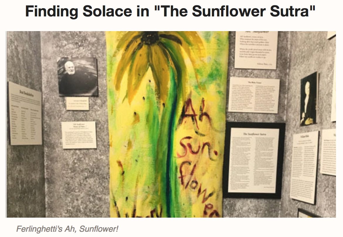 KerouacDotCom's tweet photo. HAPPY 95th BIRTHDAY, ALLEN GINSBERG!
Finding solace at The Beat Museum in the memory of Allen Ginsberg's poem, Lawrence Ferlinghetti's painting, and the inspirations they evoke. 
https://t.co/6ttqnMyRdM https://t.co/VsCsxMrMXQ