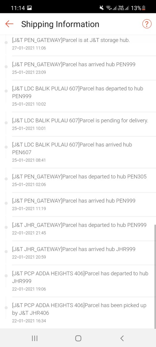 Twitter 上的 Sarah Engkuskin Pernah Satu Parcel Customer Sarah Pusing Penang Balik Pulau Penang Langkawi Penang Balik Pulau Penang Sungai Petani Kepala Batas