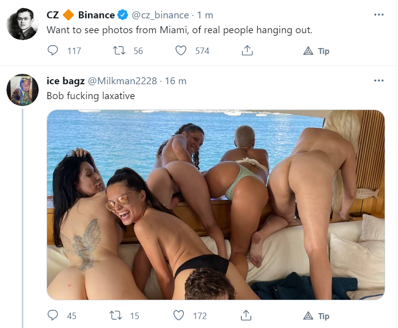 BoogieCrypto's tweet photo. @cz_binance Twitter algos at work https://t.co/OIg9cbtj2A