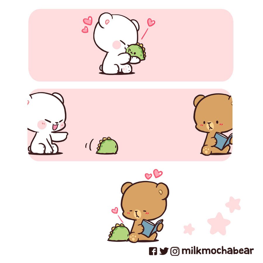 Sending a kiss 😘~❤
---
Feel free to mention someone you want to kiss~! 💕

#milkmochabear
#milkandmocha 