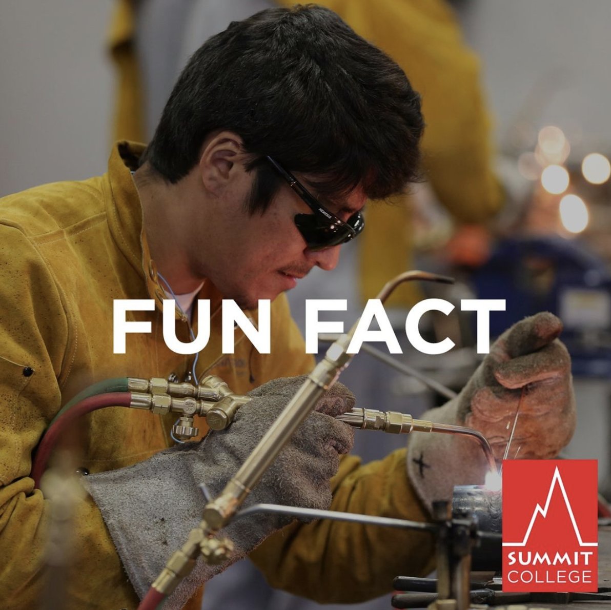 SummitCollegeCA's tweet photo. Some of the earliest welding recorded dates back to the Bronze age where small gold circular boxes were discovered. They were made by forge-welding two pieces of metal together and hammering them to make one component part. https://t.co/2nQ84ZtzbE