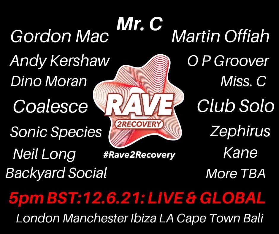 WeMakeEventsBTN's tweet photo. More line-up shenanigans! #rave2recovery @mrcsuperfreq @martinoffiah @THEAndyKershaw @ClubSoloUk @SonicSpecies and more TBA! https://t.co/9Fwdz4CRtj