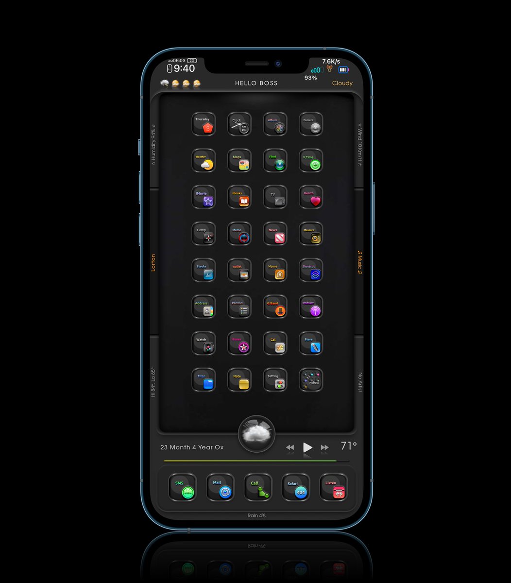 kik_kamal's tweet photo. Hello Everyone π€π»
My setup today on My π² 12 Pro Max
#BLACKB3AN by @kyawthihaphyo
#SS by @JunesIphone
#SMPRO by @screenshot_pro
#SB_widgets credit to creator
#Statusbar_widgets by @daddykool666
#Belle_statusbar by @OuniDesigns
.
.
Many thanks to all creators ππ» https://t.co/cgOkGMiKGY