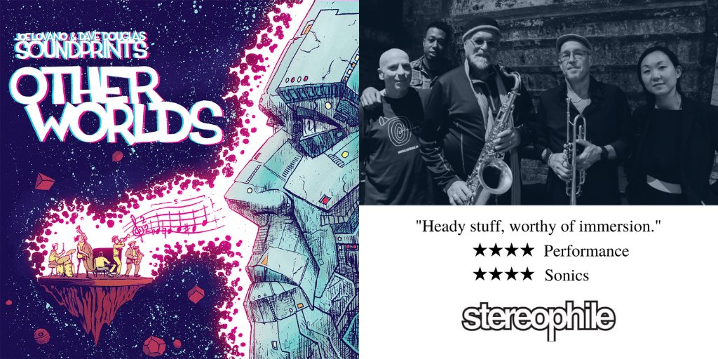 Thanks to <a href="/fmkaplan/">Fred Kaplan</a>  for the ★★★★ review of <a href="/joelovano/">Joe Lovano</a> &amp; <a href="/davedouglas/">Dave Douglas 🧩</a> #SoundPrints 'Other Worlds' in <a href="/stereophile/">Stereophile</a>!

More details on our blog: smarturl.it/DDJLSPOW-Stere…