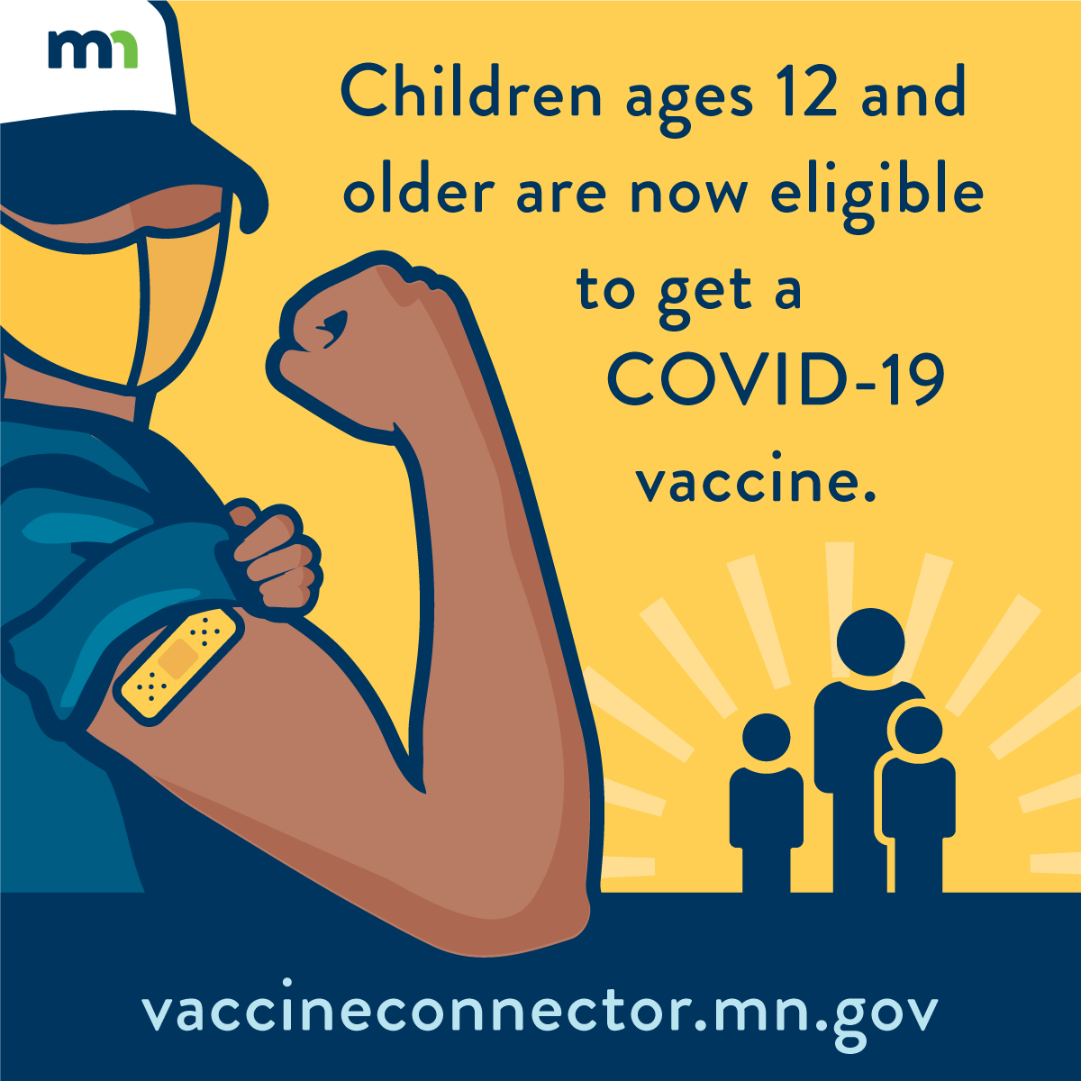 All Minnesota residents age 12 and older are now eligible to receive a COVID-19 vaccine. Use the Vaccine Locator Map to find vaccine locations near you. mn.gov/covid19/vaccin…