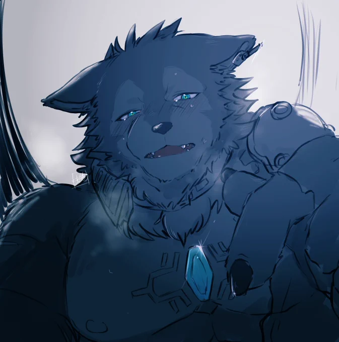 ブレイク隊長えっちで僕びっくりしちゃったなっていう楽描き 
