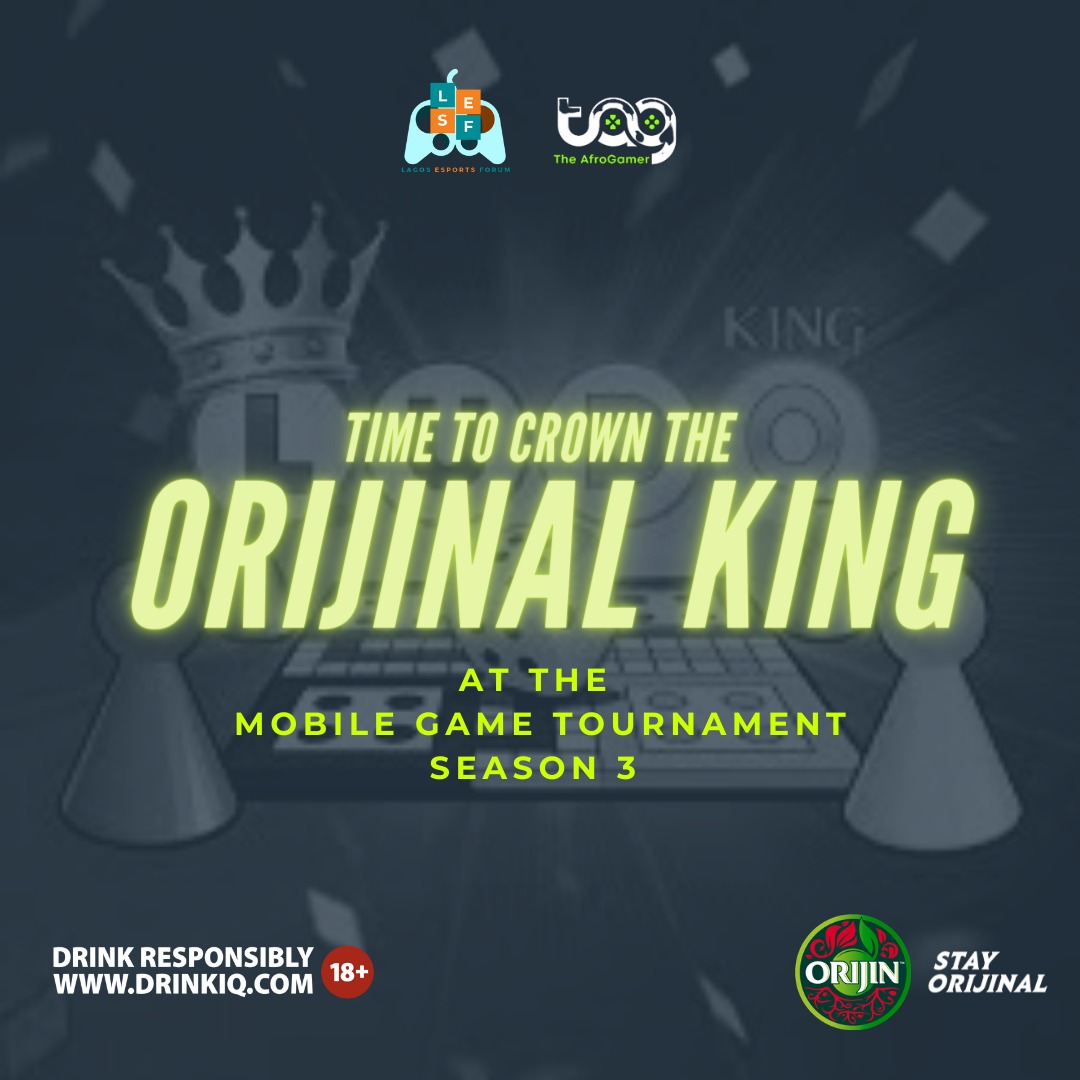 Got what it takes to be Crowned The Original King? 
Then come show us on Ludo King at the #MGT3 Powered by @OrijinNigeria 

Presented By <a href="/LagosESports/">Lagos ESports Forum</a> &amp; <a href="/theafrogamer_/">The Afrogamer News</a> 

To Register theafrogamer.com/events

#MGT3 #OrijinalInTheGame #Esports #MobileGaming