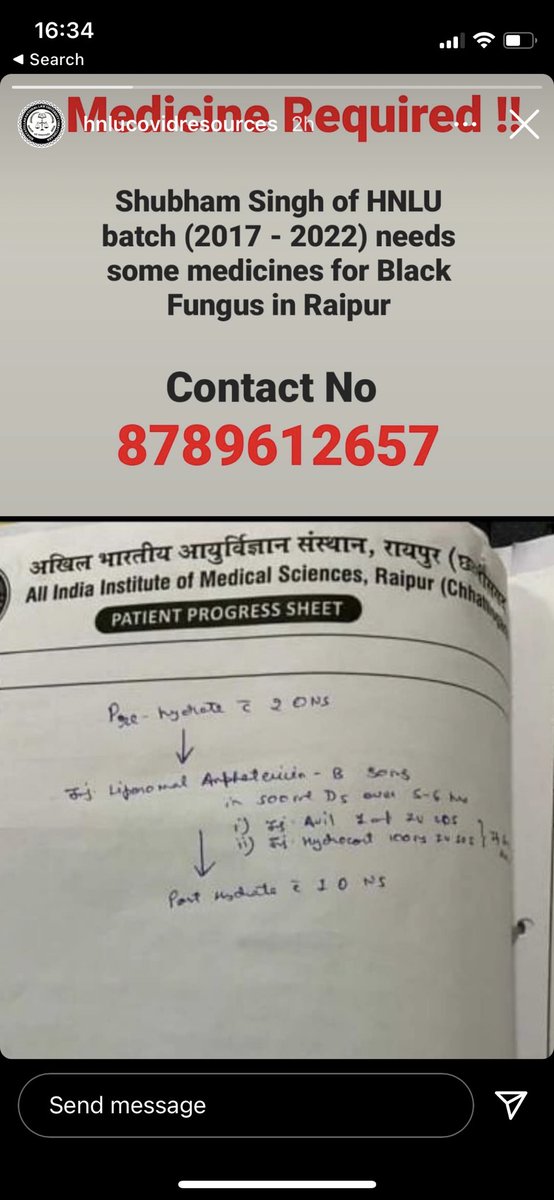 Please help if you can!! #covidrelieffund #CovidResources #raipurcovid #Covid19IndiaHelp