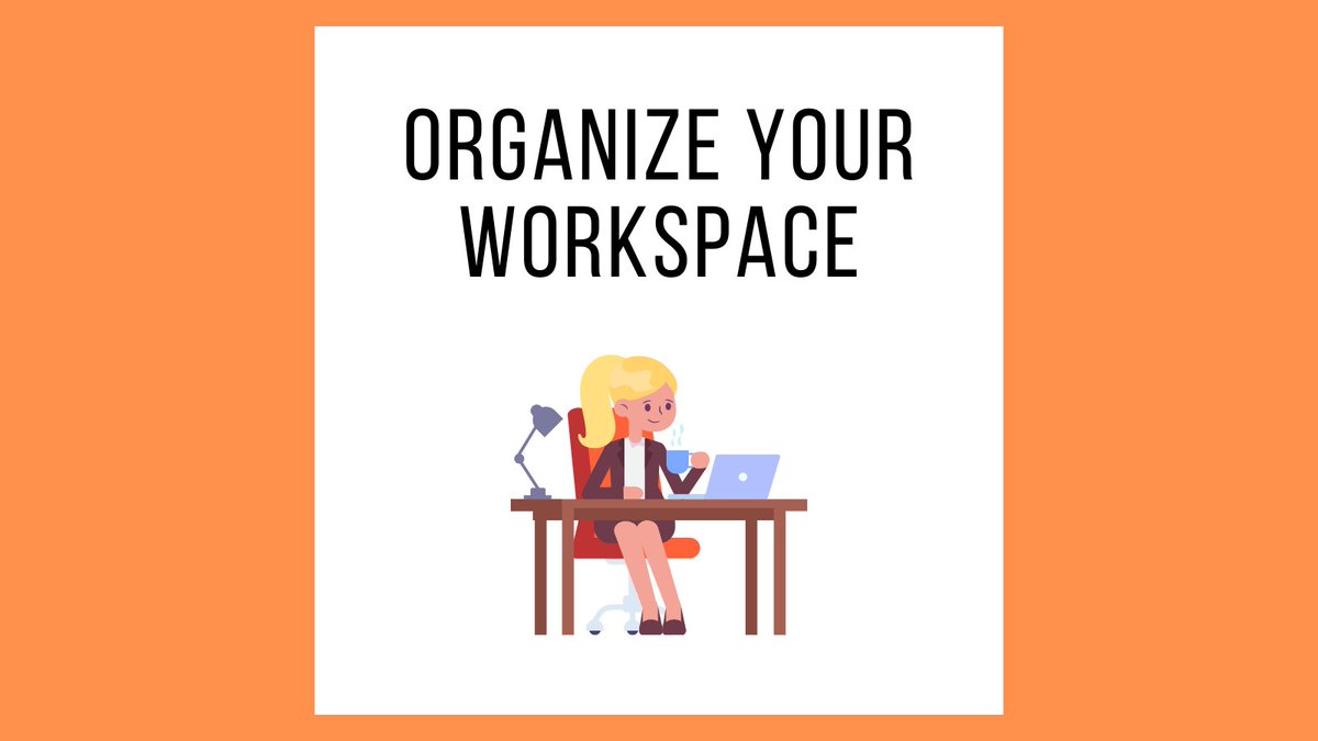 runnovate's tweet photo. Remote work tips 
#virtualassistants

Organize your workspace

Having an organized workspace motivates you to actually sit down and do your work.

Now, go and organize your workspace today https://t.co/dVS89iDHc1