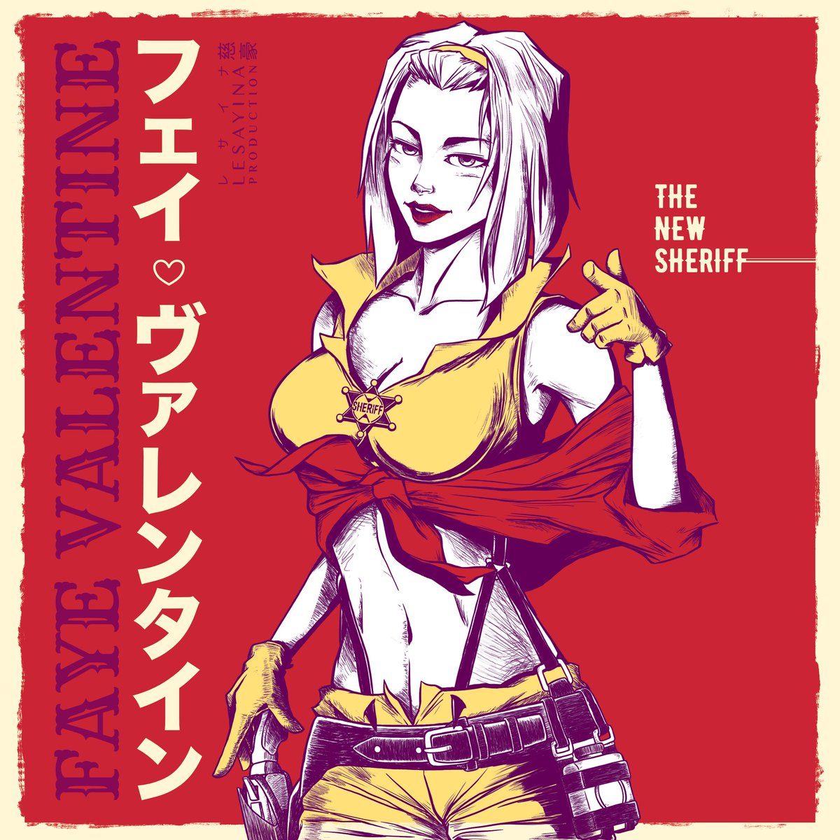 lesayina's tweet photo. cowboy bebop character fanart, Faye Valentine.

#digitalart #digitalillustration #CowboyBebop #animegirl #comics #FANART #mangaart #mangafanart #artontwitter https://t.co/Z2flKtGqOL
