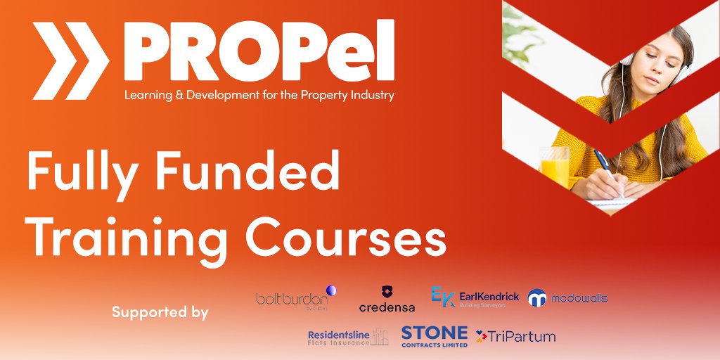 Don't let budget constraints get in the way of your CPD.
 
Through our partnership with Learning Curve, we're pleased to offer a huge range of fully funded courses for those ages 19+.

Enquire here:

➡️mypropel.co.uk/free-training-…

#PropertyManagement #BlockManagement #Learning