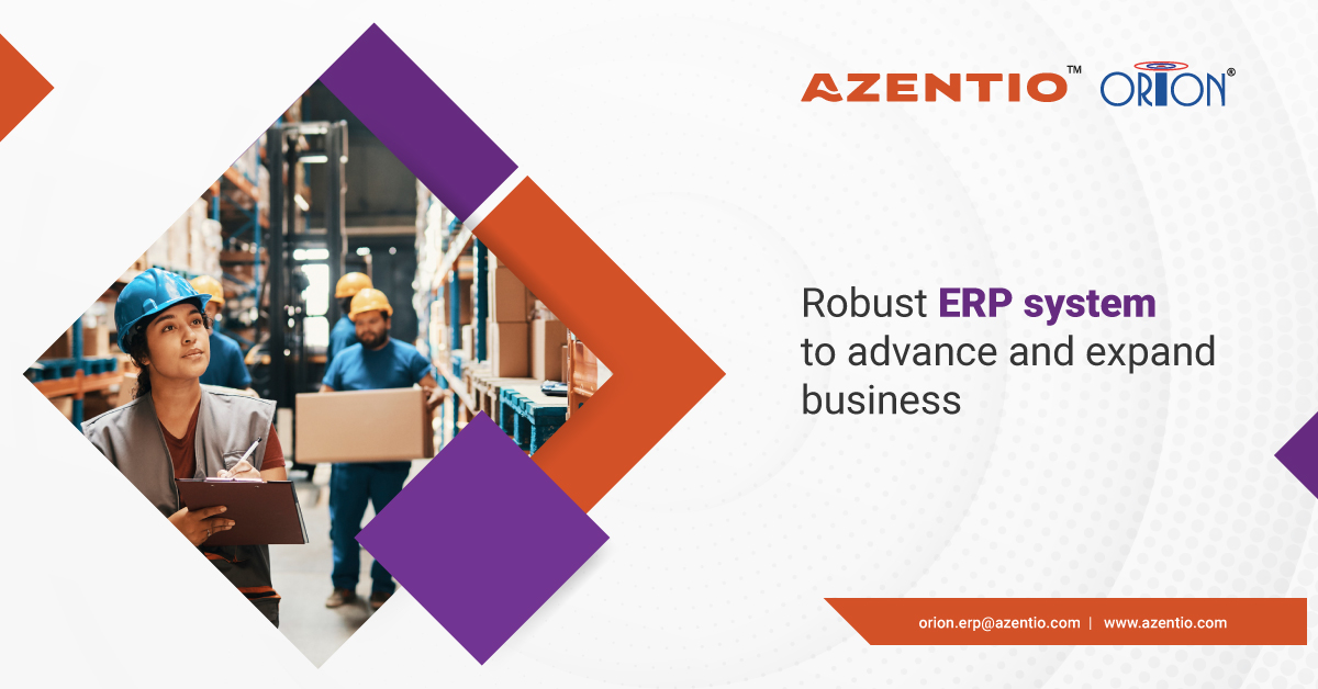ORION™ #ERP helps businesses to increase #ROI with 360 degree visibility &amp; by streamlining organizational operations. A hybrid #ERP, it offers advanced technical solutions across multiple #industries such as #manufacturing , #trading , #retail ,etc. bit.ly/3pnKhft