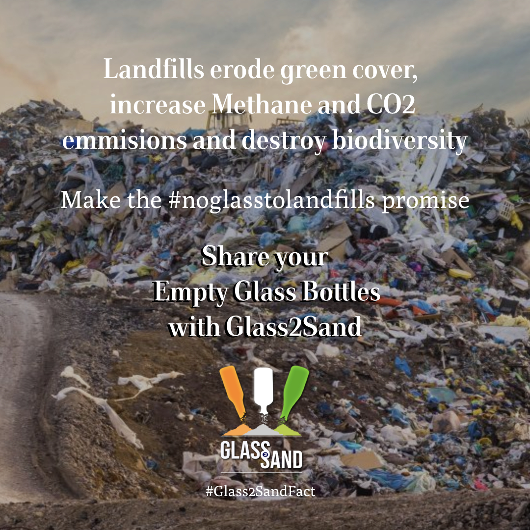 #Glass2SandFact Series 2.

Join our #noglasstolandfills movement - help us fight the growing menace of glass waste.

Promise your glass empties to Glass2Sand - delivery or pick-up in Delhi-NCR. 

New modules coming to a town near you - stay tuned!

2 days to #WorldEnvironmentDay