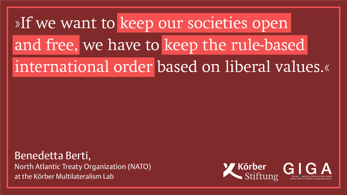 KoerberIP's tweet photo. How do we uphold and strengthen the foundational values of the multilateral system? What is the interplay between interests and values in international cooperation? Download the brand new Körber #MultilateralismLab Report and find out more: https://t.co/EB9vCmRfHv https://t.co/ROsNIKPkl5