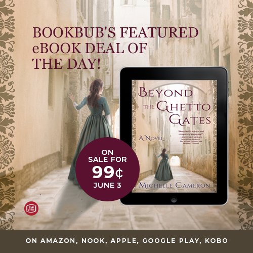 mcameron_writer's tweet photo. Beyond the Ghetto Gates is a BookBub Featured Deal of the Day today in the US, Canada, UK, India and Australia. 
Apple: https://t.co/EcYnxI3ERI
Google Play: https://t.co/ib5mgnD0HH
Kindle: https://t.co/2BHv5nT3Wz
Nook: https://t.co/PDlTDrK4SB
Kobo: https://t.co/QK2i5smA91 https://t.co/9k0VEYS56X