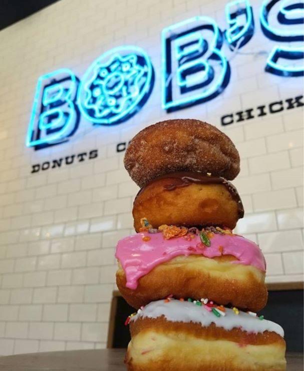 1 Day until National Donut Day!🙌🏼🍩Which flavor will you pick?!?😆 #eatbobsdonuts #donutscoffeechicken #blackstonedistrict #nationaldonutday