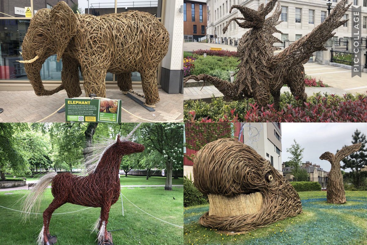 Jcsears11's tweet image. A great few hours hunting out the 8 willow sculptures around the new trail in Barnsley today. Simply stunning. My favourite is the whale 🐳 #FantasticalBarnsley @SummerLanePS @BarnsleyHC1