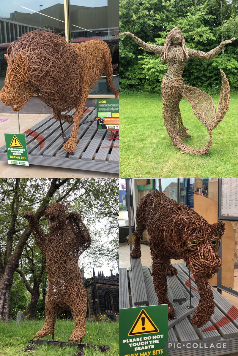 Jcsears11's tweet image. A great few hours hunting out the 8 willow sculptures around the new trail in Barnsley today. Simply stunning. My favourite is the whale 🐳 #FantasticalBarnsley @SummerLanePS @BarnsleyHC1