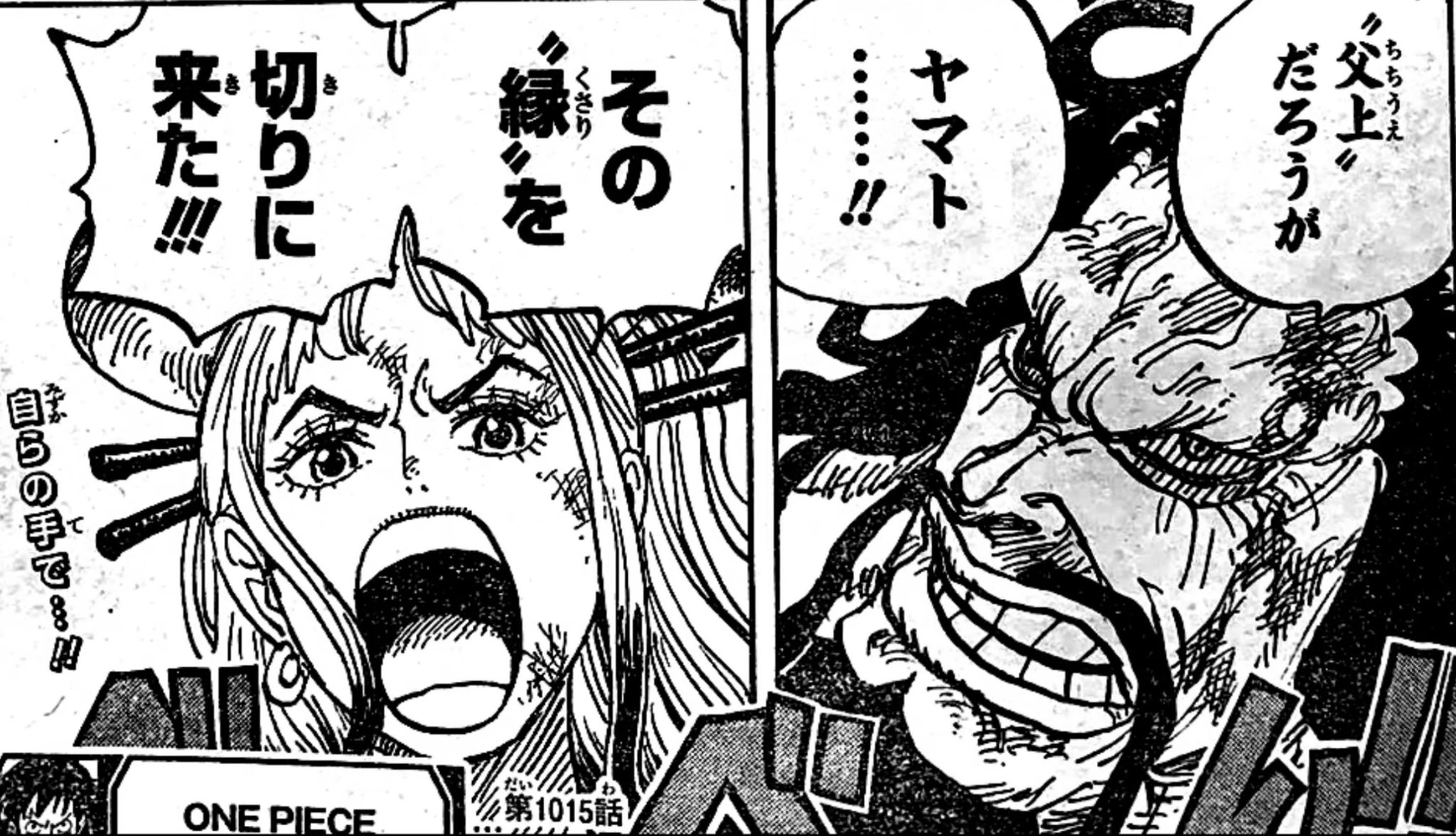 けんちー Pa Twitter ワンピース1015話が色々ヤバすぎて感情が渋滞してる 画像ネタバレ注意です T Co Smgcxmlkee Twitter