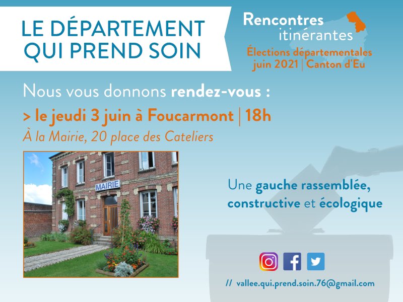 PrendQui's tweet photo. #departementales2021 #SeineMaritime #Eu #Blangy #LeTreport #Foucarmont https://t.co/At3j7KRAS6