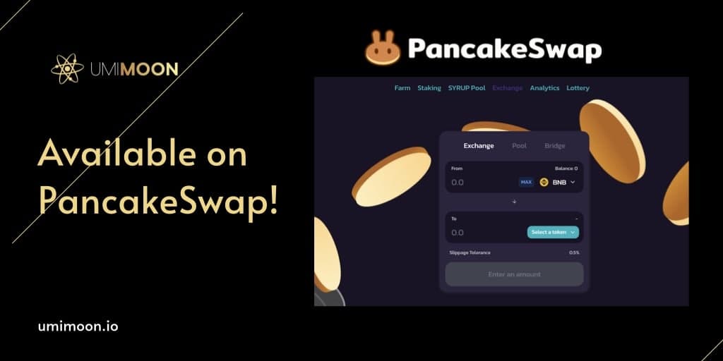 Ralvero's tweet photo. Still early for this low cap #BSC GEM guys!
They have planned a big marketing push today and tomorrow! @umimoonfinance #umimoon 

Such a legit project and check that sick website!

Telegram: https://t.co/nTxFX8SH6a
Website: https://t.co/mqfIBsfYIL

Buy: https://t.co/sLn0BbjiEl https://t.co/N7nnlGGAwy