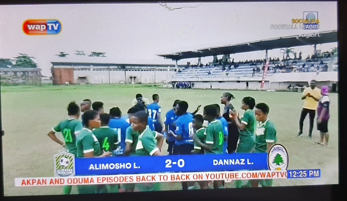 SociaLigaFL's tweet photo. Beautiful performance from our ladies, @AlimoshoFCL and @Dannazfc_ladies on @wap_tv.
#ALADAL #SociaLigaS5 #LigaSFL https://t.co/wqHqRxMKA1